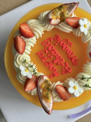 Passion Fruit No-Bake Cheesecake