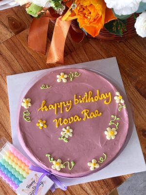 Cute birthday cake in Hoian